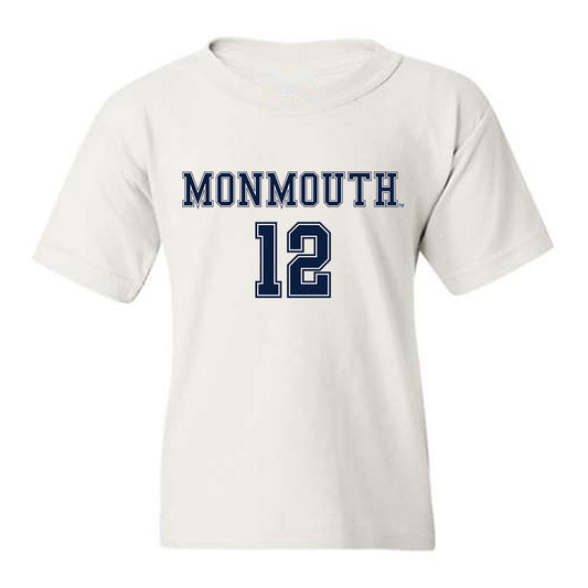Monmouth - NCAA Women's Soccer : Evangeline Perdomo - Replica Shersey Youth T-Shirt-0