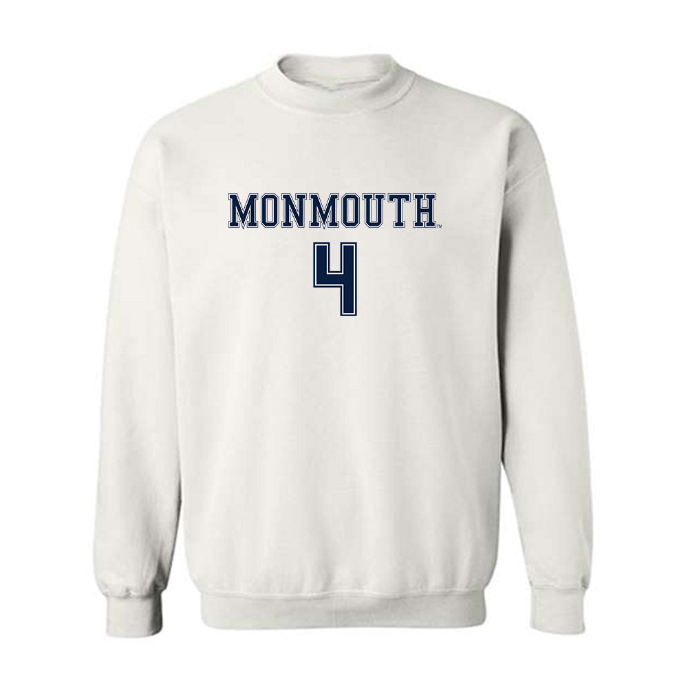 Monmouth - NCAA Women's Soccer : Emma Manley - Replica Shersey Crewneck Sweatshirt-0