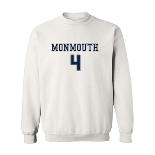 Monmouth - NCAA Women's Soccer : Emma Manley - Replica Shersey Crewneck Sweatshirt-0