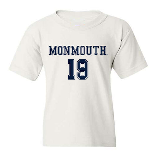 Monmouth - NCAA Women's Soccer : Natalie McGovern - Replica Shersey Youth T-Shirt-0