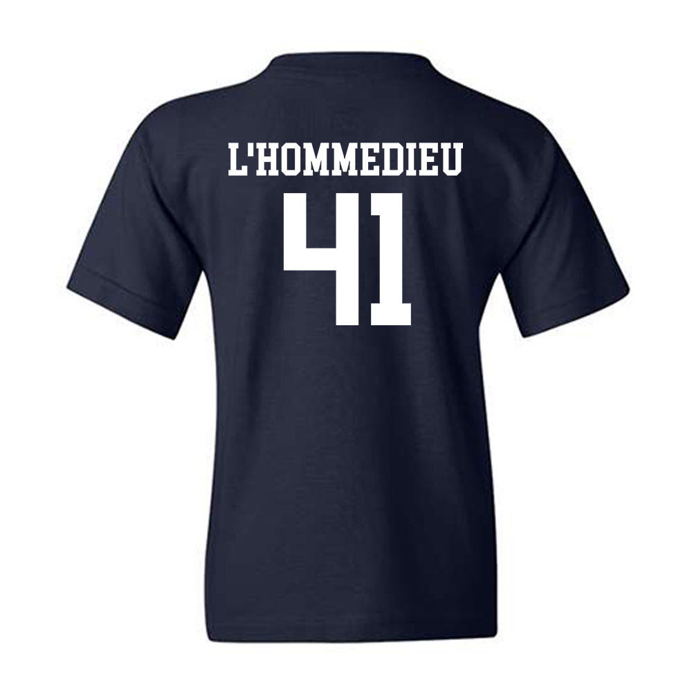 Monmouth - NCAA Men's Lacrosse : Benjamin L'Hommedieu - Classic Shersey Youth T-Shirt-1