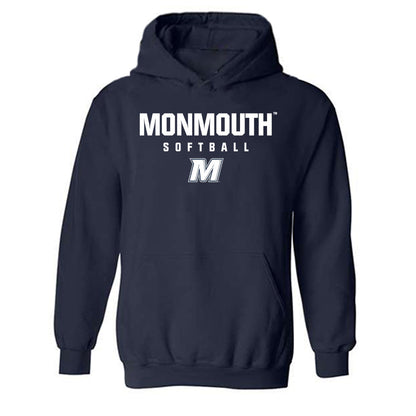Monmouth - NCAA Softball : Bri Lawson - Classic Shersey Hooded Sweatshirt-0