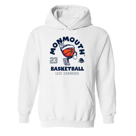 Monmouth - NCAA Women's Basketball : Lexi Carnegie - Fashion Shersey Hooded Sweatshirt-0