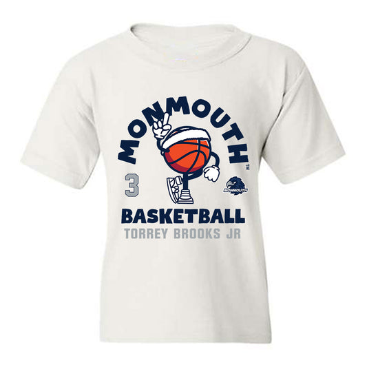 Monmouth - NCAA Men's Basketball : Torrey Brooks Jr - Fashion Shersey Youth T-Shirt-0