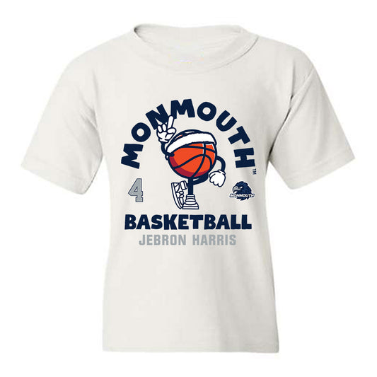 Monmouth - NCAA Men's Basketball : Jebron Harris - Fashion Shersey Youth T-Shirt-0