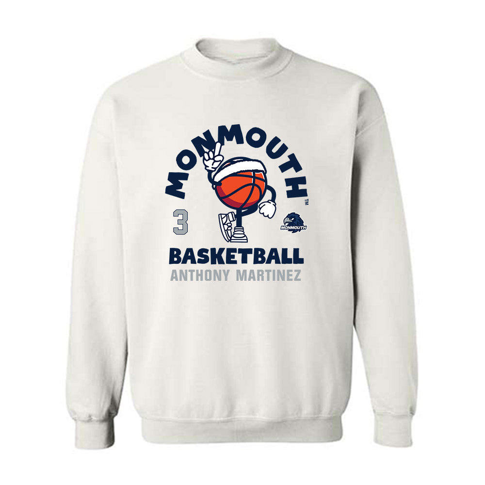 Monmouth - NCAA Men's Basketball : Anthony Martinez - Fashion Shersey Crewneck Sweatshirt-0
