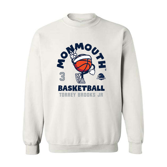 Monmouth - NCAA Men's Basketball : Torrey Brooks Jr - Fashion Shersey Crewneck Sweatshirt-0