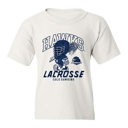 Monmouth - NCAA Men's Lacrosse : Cole Dawkins - Fashion Shersey Youth T-Shirt-0