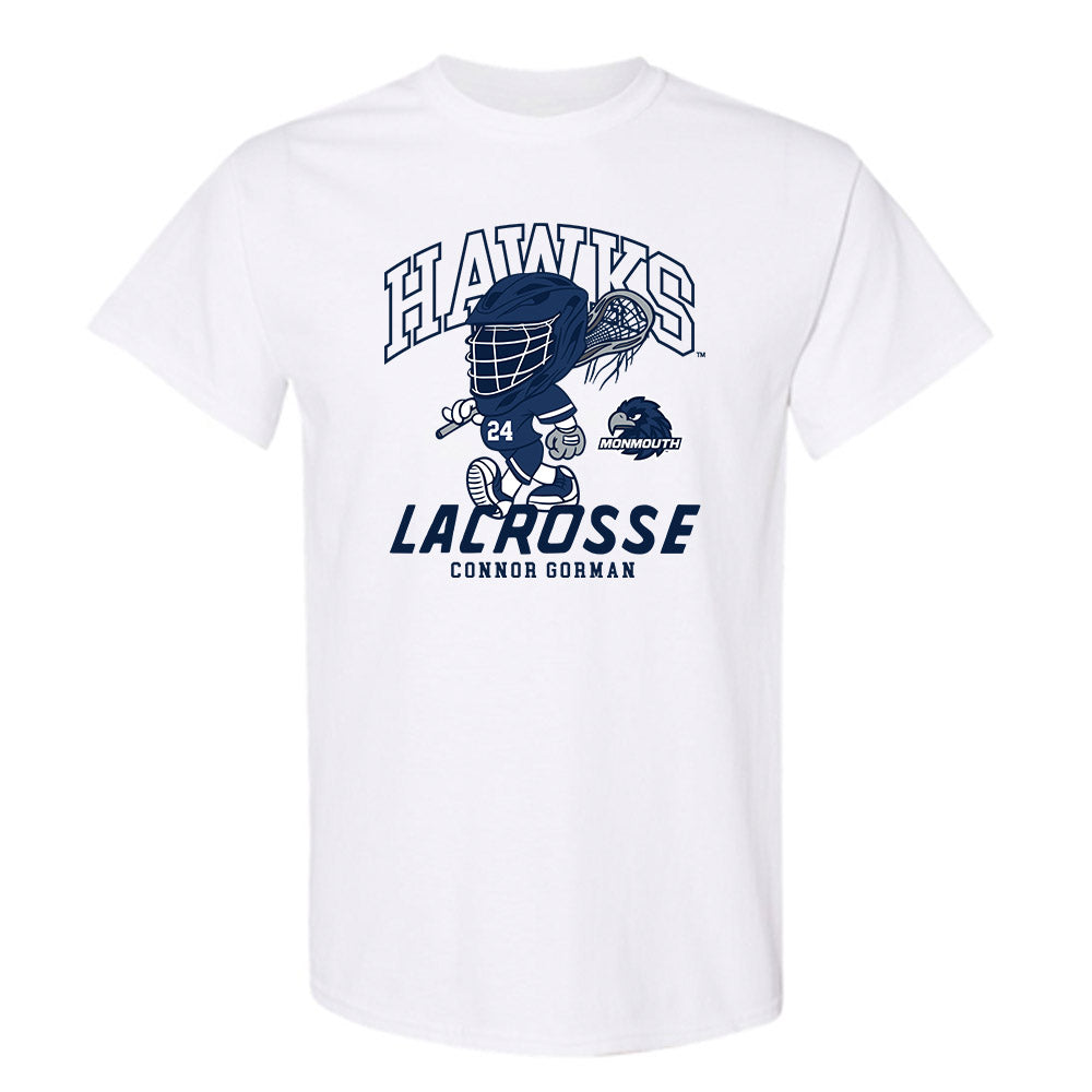 Monmouth - NCAA Men's Lacrosse : Connor Gorman - Fashion Shersey T-Shirt-0