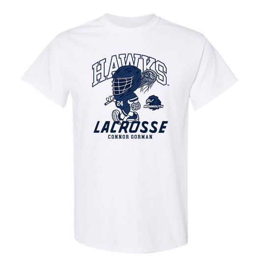 Monmouth - NCAA Men's Lacrosse : Connor Gorman - Fashion Shersey T-Shirt-0