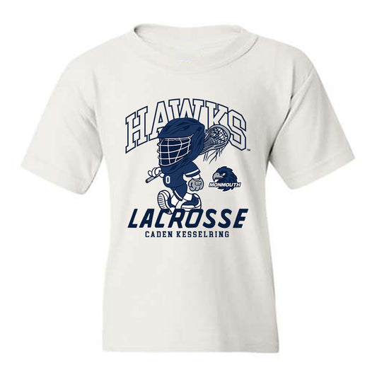 Monmouth - NCAA Men's Lacrosse : Caden Kesselring - Fashion Shersey Youth T-Shirt-0