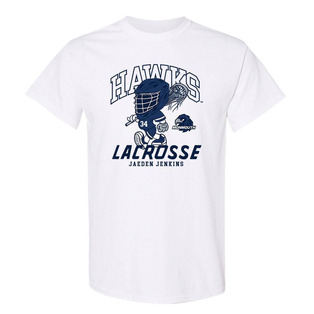 Monmouth - NCAA Men's Lacrosse : Jaeden Jenkins - Fashion Shersey T-Shirt-0