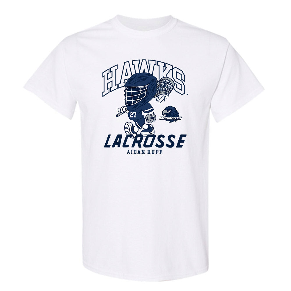 Monmouth - NCAA Men's Lacrosse : Aidan Rupp - Fashion Shersey T-Shirt-0
