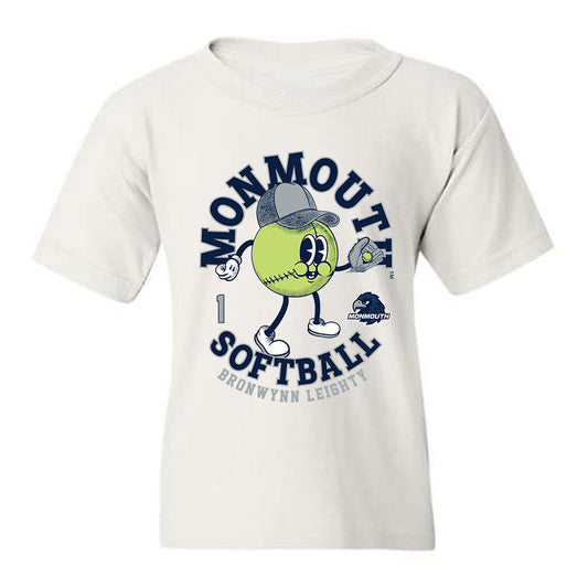 Monmouth - NCAA Softball : Bronwynn Leighty - Fashion Shersey Youth T-Shirt-0