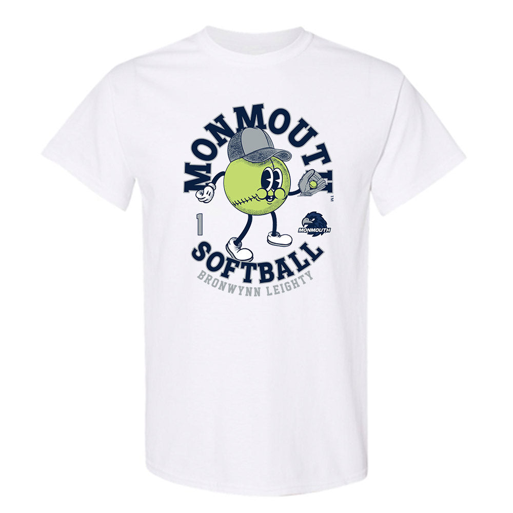 Monmouth - NCAA Softball : Bronwynn Leighty - Fashion Shersey T-Shirt-0