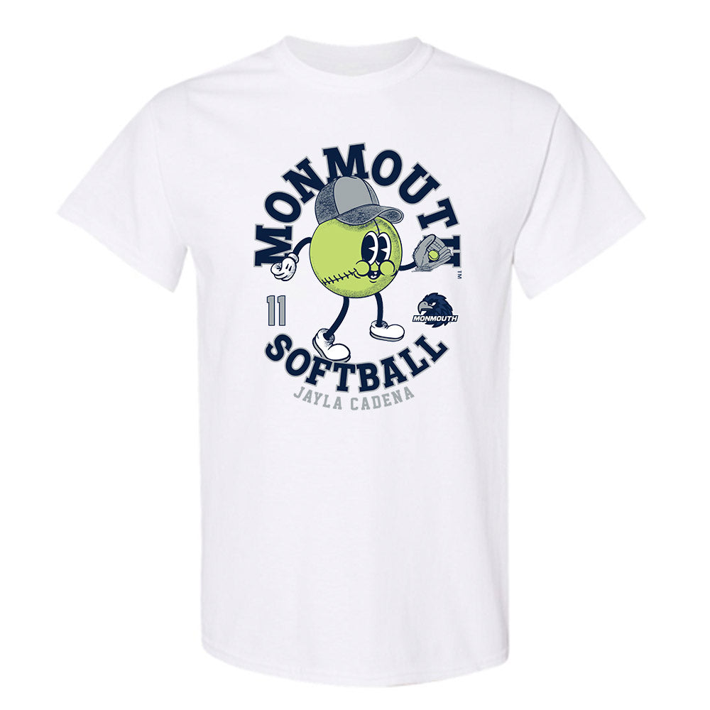 Monmouth - NCAA Softball : Jayla Cadena - Fashion Shersey T-Shirt-0