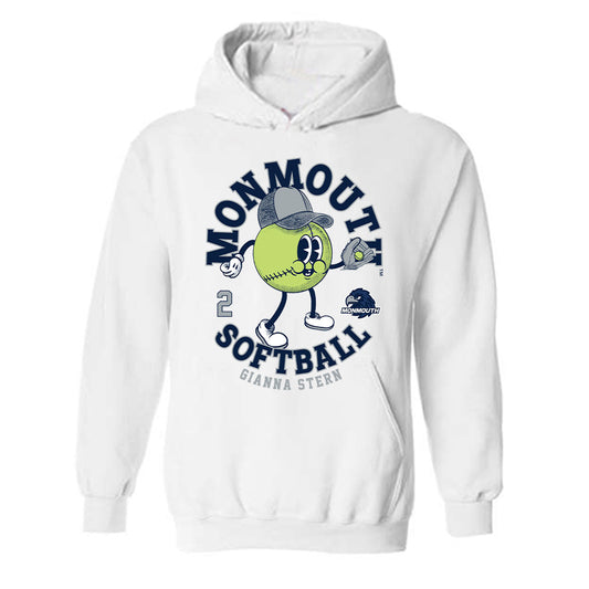 Monmouth - NCAA Softball : Gianna Stern - Fashion Shersey Hooded Sweatshirt