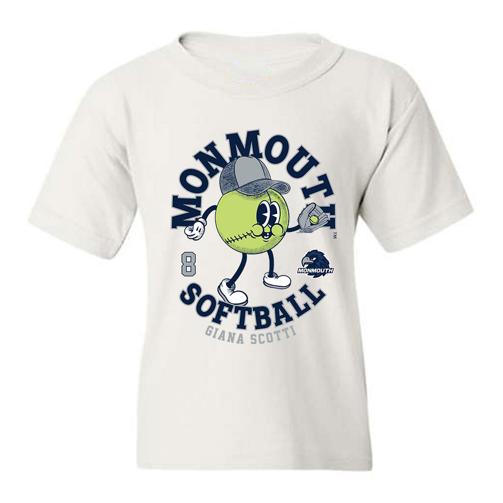 Monmouth - NCAA Softball : Giana Scotti - Fashion Shersey Youth T-Shirt