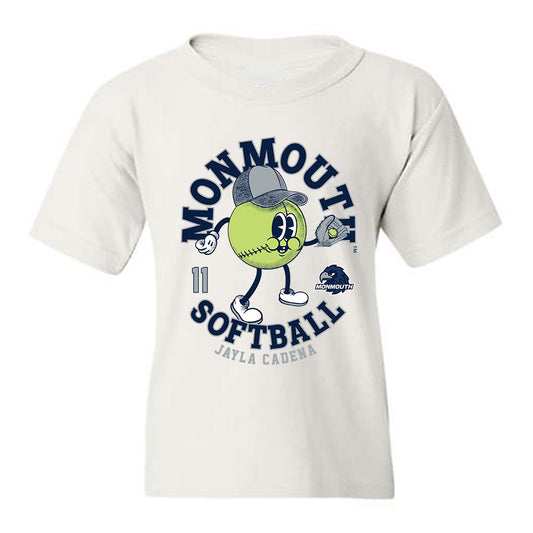 Monmouth - NCAA Softball : Jayla Cadena - Fashion Shersey Youth T-Shirt-0