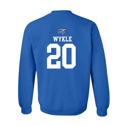 MTSU - NCAA Men's Basketball : Savon Wykle - Replica Shersey Crewneck Sweatshirt-1