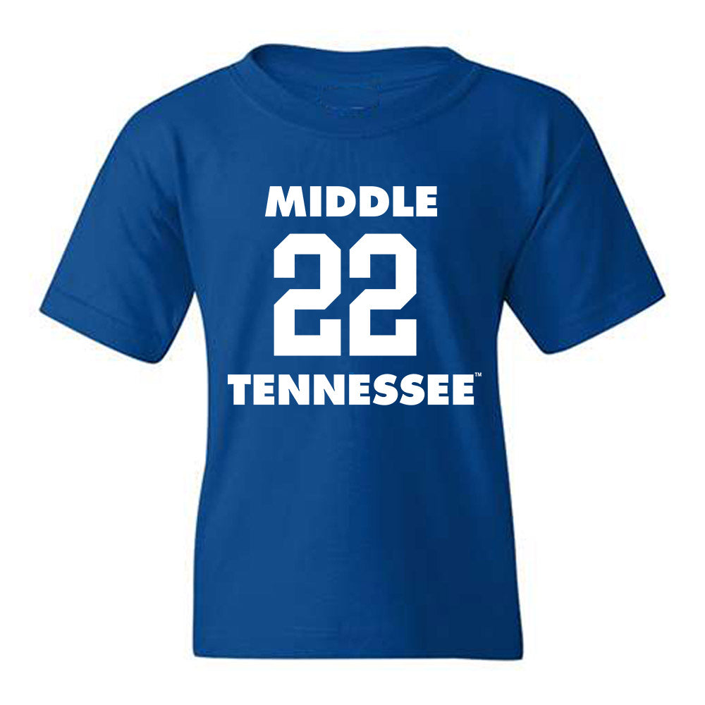 MTSU - NCAA Men's Basketball : Henry Phillips - Replica Shersey Youth T-Shirt-0