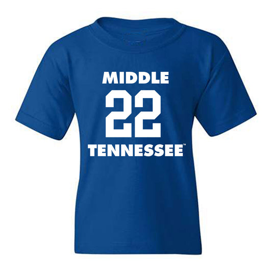 MTSU - NCAA Men's Basketball : Henry Phillips - Replica Shersey Youth T-Shirt-0