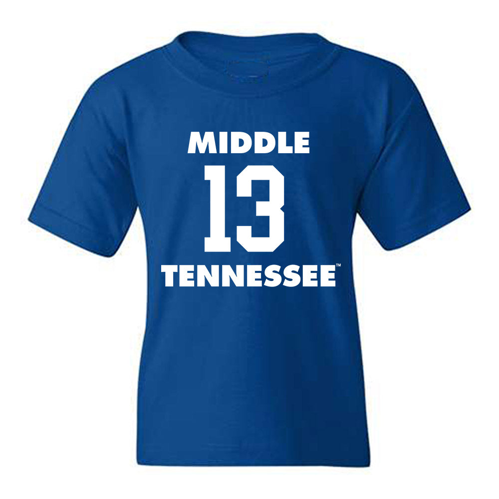 MTSU - NCAA Men's Basketball : Kevin De Kovachich - Replica Shersey Youth T-Shirt-0