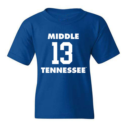 MTSU - NCAA Men's Basketball : Kevin De Kovachich - Replica Shersey Youth T-Shirt-0