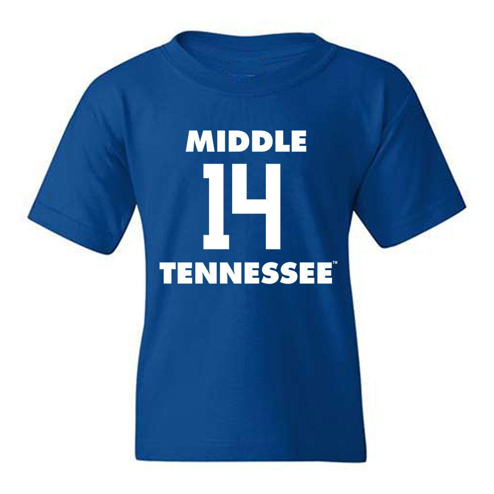 MTSU - NCAA Women's Basketball : Aaliyah Blanchard - Replica Shersey Youth T-Shirt-0