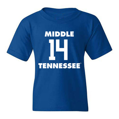 MTSU - NCAA Women's Basketball : Aaliyah Blanchard - Replica Shersey Youth T-Shirt-0