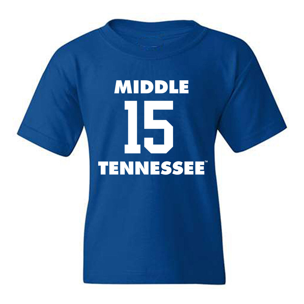 MTSU - NCAA Women's Basketball : Nicole Dominguez - Replica Shersey Youth T-Shirt-0