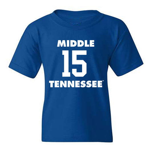 MTSU - NCAA Women's Basketball : Nicole Dominguez - Replica Shersey Youth T-Shirt-0
