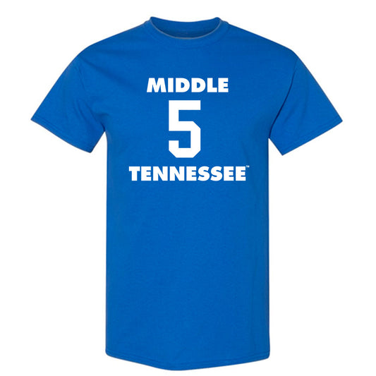 MTSU - NCAA Women's Basketball : Carsyn Swaney - Replica Shersey T-Shirt-0