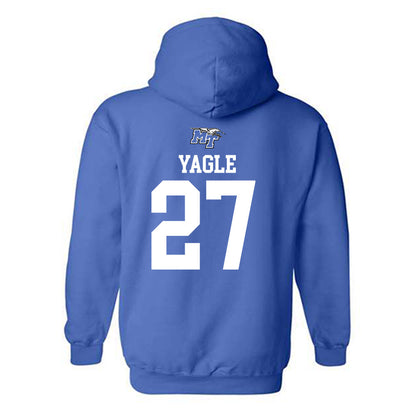 MTSU - NCAA Women's Soccer : Avery Yagle - Replica Shersey Hooded Sweatshirt-1