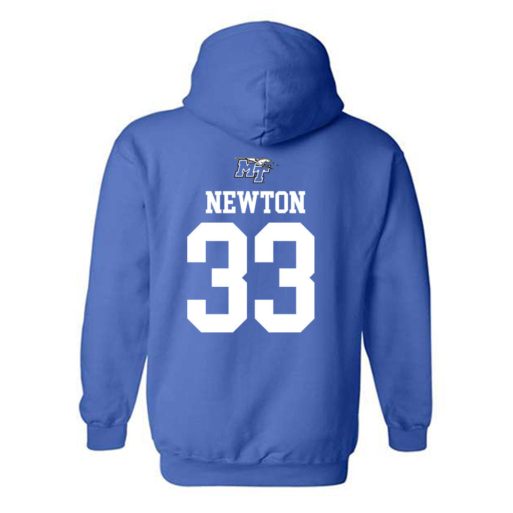 MTSU - NCAA Women's Soccer : Scottie Newton - Replica Shersey Hooded Sweatshirt-1
