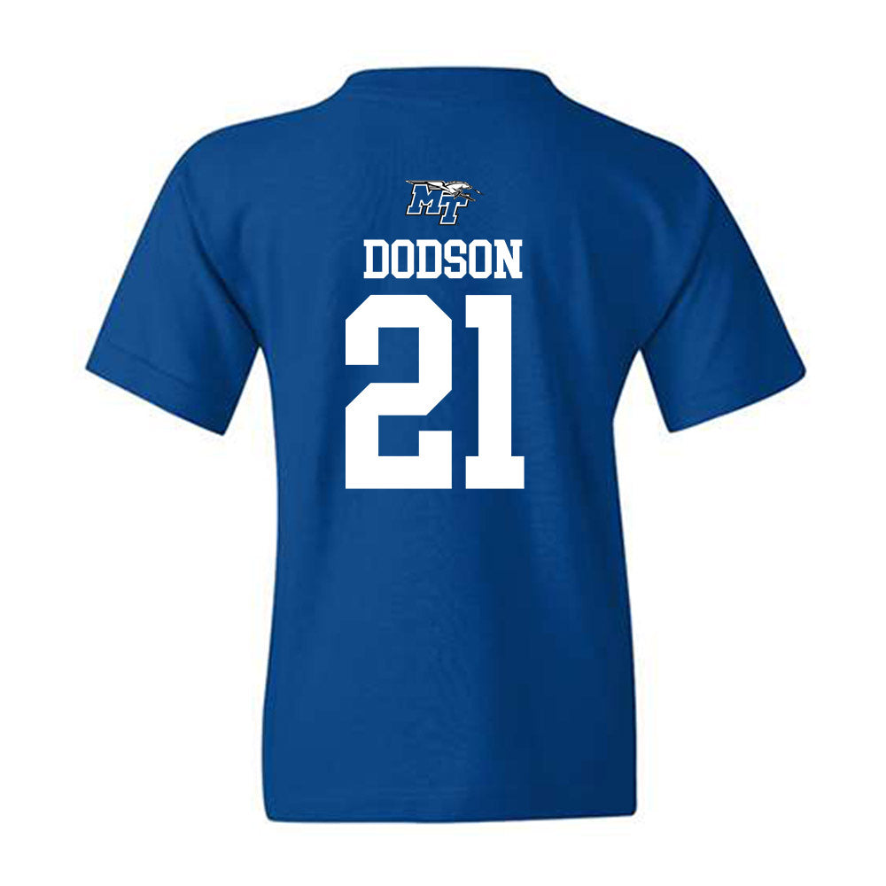 MTSU - NCAA Women's Soccer : Taylor Dodson - Replica Shersey Youth T-Shirt-1