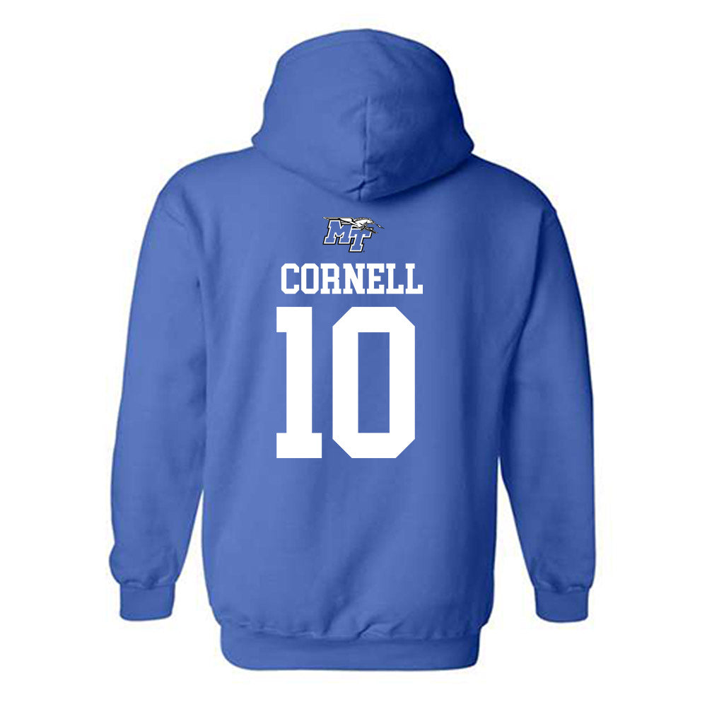 MTSU - NCAA Women's Soccer : Lilah Cornell - Replica Shersey Hooded Sweatshirt-1