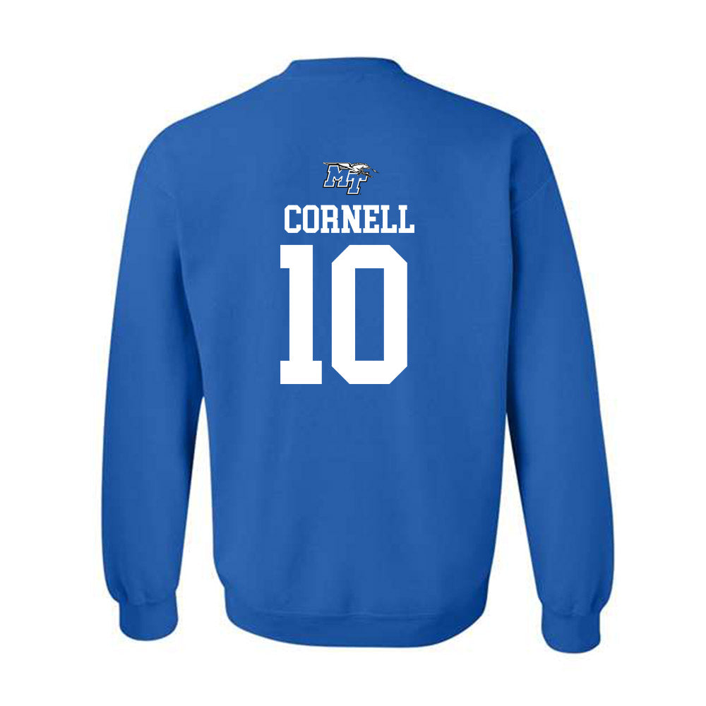 MTSU - NCAA Women's Soccer : Lilah Cornell - Replica Shersey Crewneck Sweatshirt-1