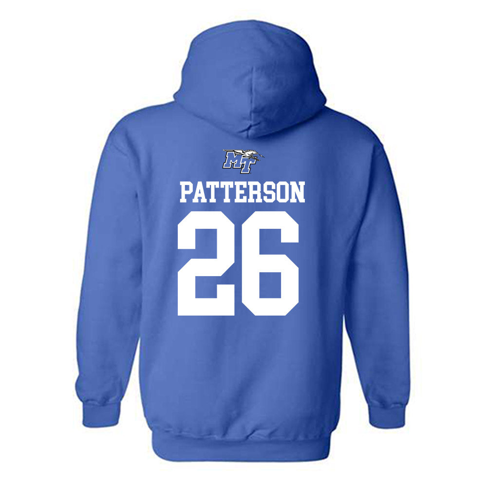 MTSU - NCAA Women's Soccer : Brynn Patterson - Replica Shersey Hooded Sweatshirt-1