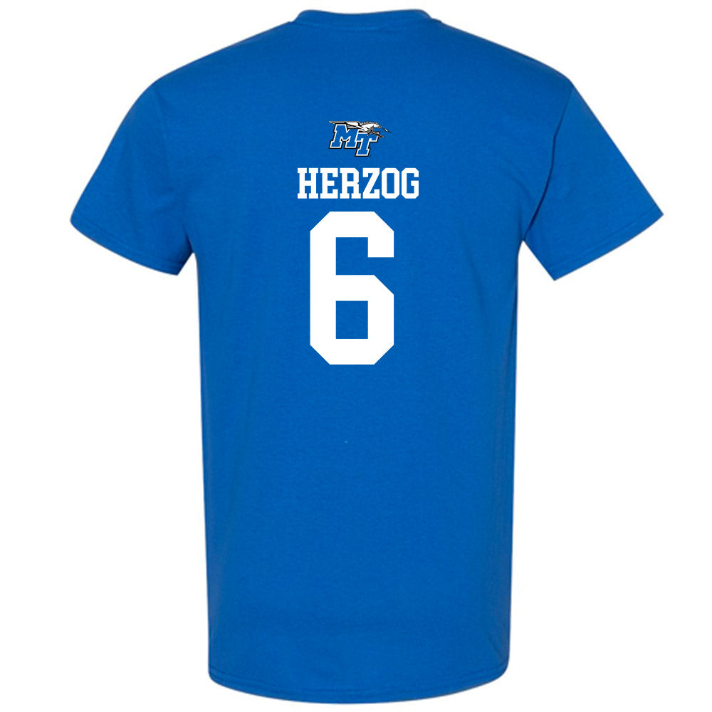 MTSU - NCAA Women's Soccer : Nev Herzog - Replica Shersey T-Shirt-1