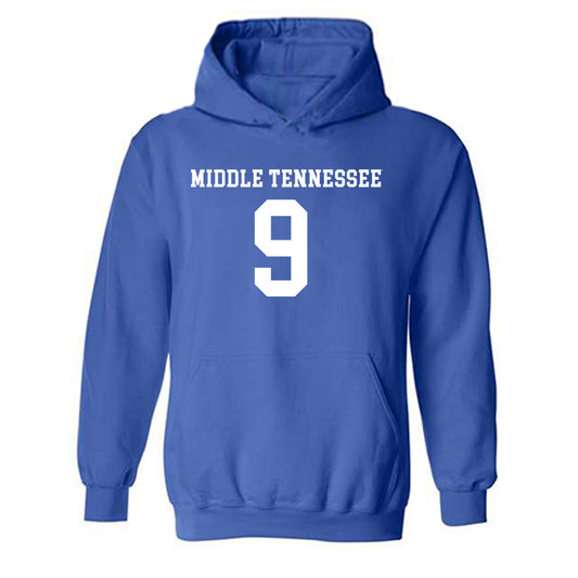 MTSU - NCAA Women's Soccer : Alli Craig - Replica Shersey Hooded Sweatshirt-0