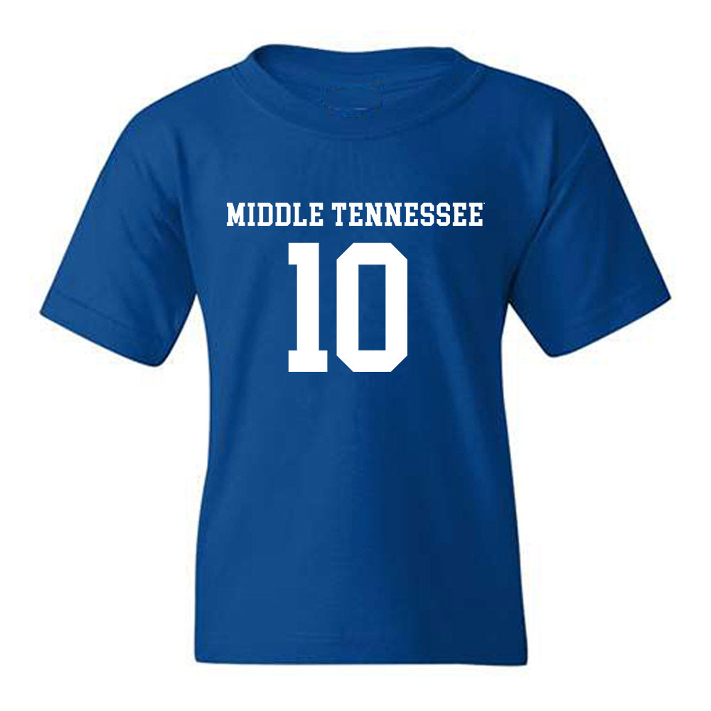 MTSU - NCAA Women's Soccer : Lilah Cornell - Replica Shersey Youth T-Shirt-0