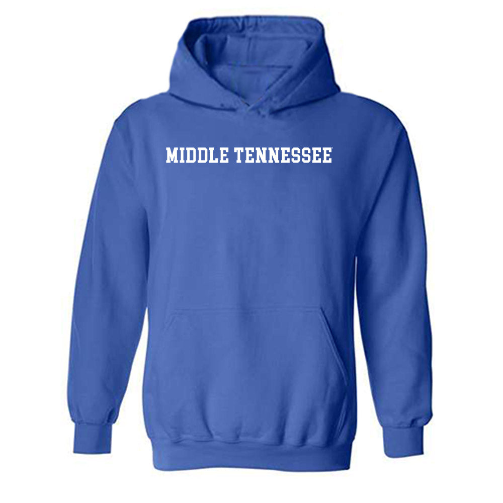 MTSU - NCAA Women's Soccer : Taylee Harbeck - Replica Shersey Hooded Sweatshirt-0