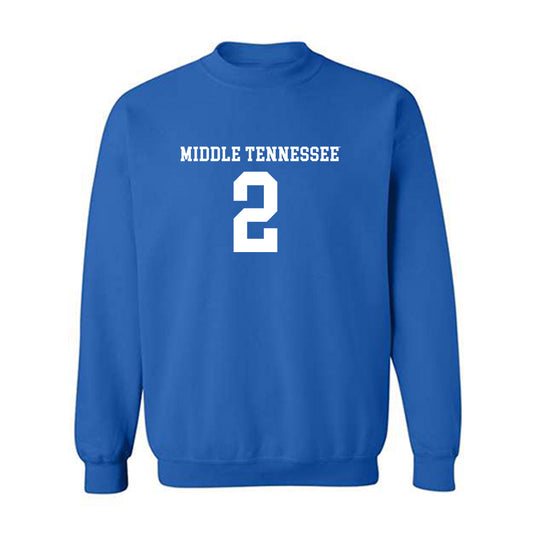 MTSU - NCAA Women's Soccer : Hannah Murphy - Replica Shersey Crewneck Sweatshirt-0