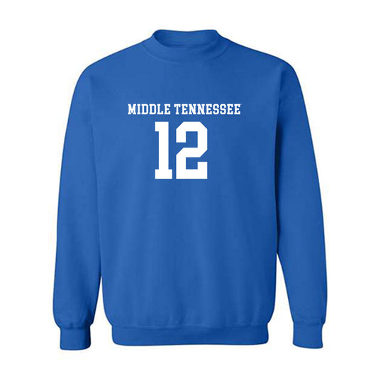 MTSU - NCAA Women's Soccer : Mya Stenehjem - Replica Shersey Crewneck Sweatshirt-0