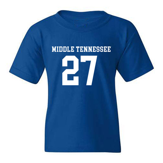 MTSU - NCAA Women's Soccer : Avery Yagle - Replica Shersey Youth T-Shirt-0