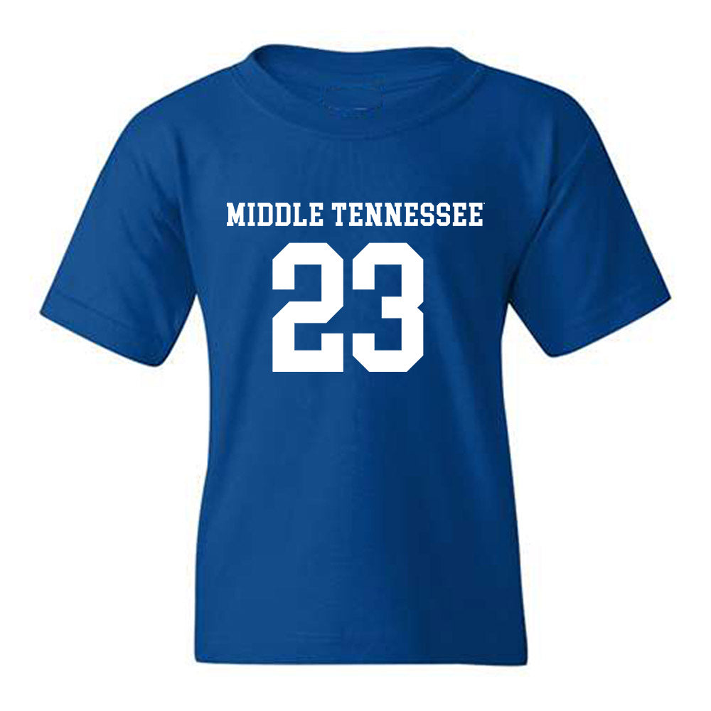 MTSU - NCAA Women's Soccer : Luiza Junior dos Santos - Replica Shersey Youth T-Shirt-0