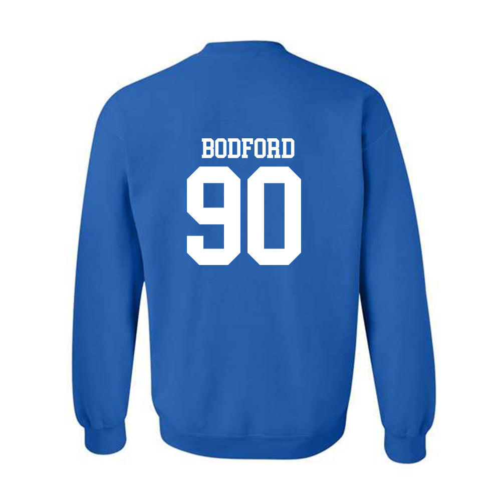 MTSU - NCAA Football : Justin Bodford - Replica Shersey Crewneck Sweatshirt-1