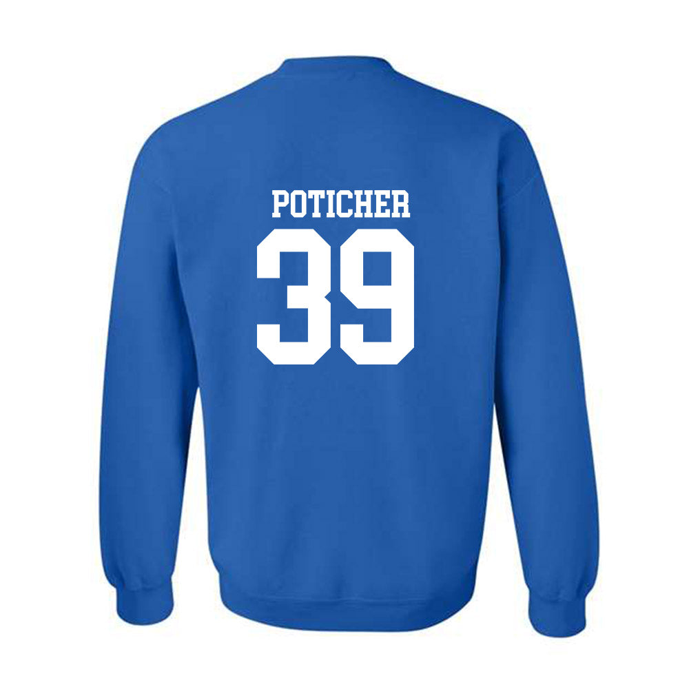 MTSU - NCAA Football : Evan Poticher - Replica Shersey Crewneck Sweatshirt-1