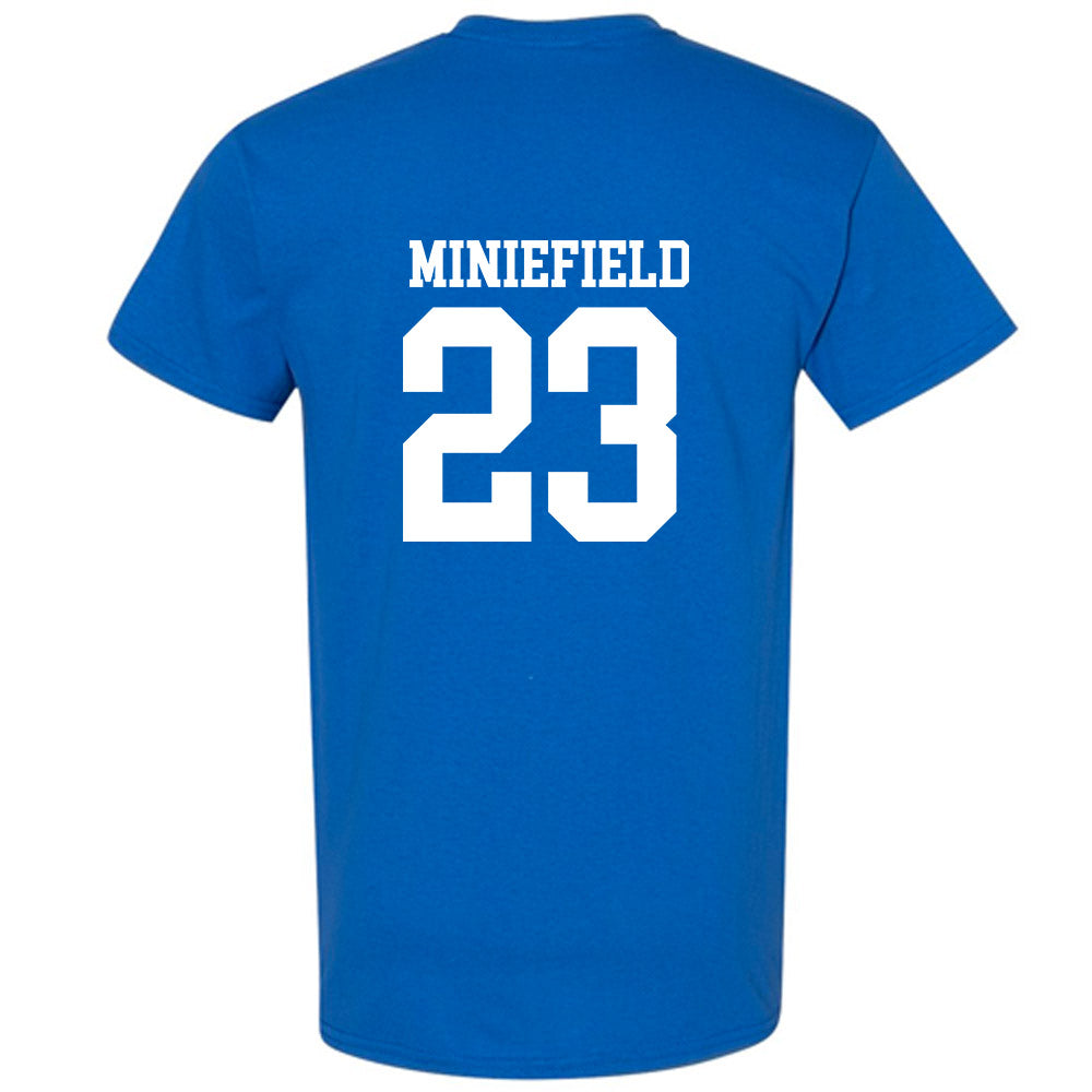 MTSU - NCAA Football : KJ Miniefield - Replica Shersey T-Shirt-1